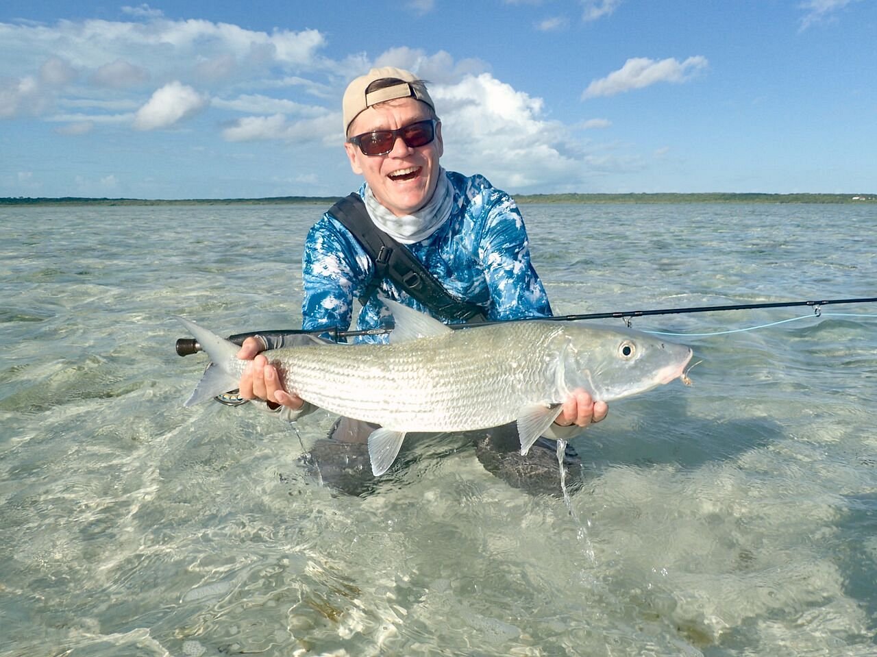 Double-Figure Bonefish Close-Up